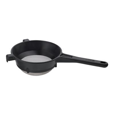 Matfer Bourgeat 017364 Exoglass 8" Small Mesh Grid Sieve w/ 2 Pan Hooks, Stainless Steel/Composite Ergonomic Handle