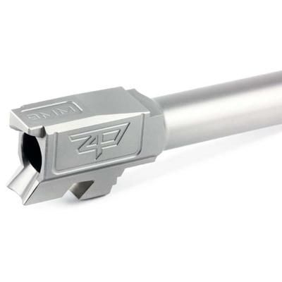 Zaffiri Precision Threaded Pistol Barrel Glock 43/43X 9mm Luger 4 in 1/2x28 Stainless Steel ZP.43BTSS