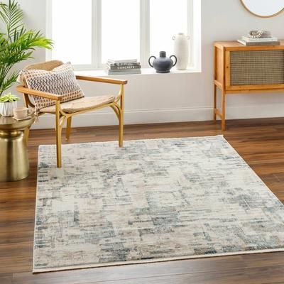 Hyeon 9'2" x 12' Modern Light Gray/Charcoal/Cloud Gray/Nutmeg/Multi Brown Area Rug - Boutique Rugs