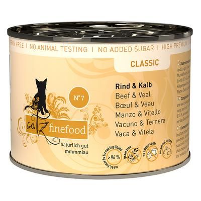 6x200g Beef & Veal Catz Finefood Wet Cat Food