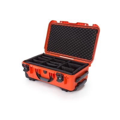 Nanuk 935 Protective Hard Case w/ Padded Divider 22in Orange 935S-020OR-0A0
