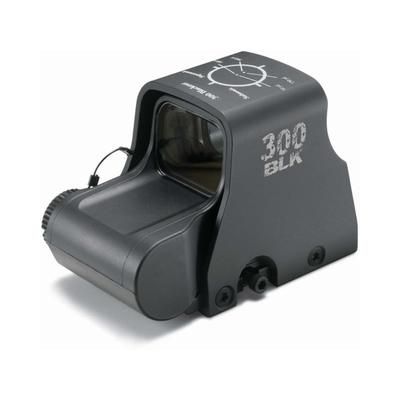 EOTech Transverse Red Dot Sight Circle-2-Dot Reticle 300 Blackout/Whisper Ballistics on Hood Black XPS2-300
