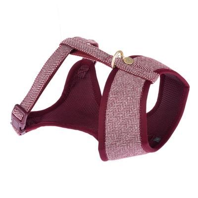 Nomad Tales Calma Dog Harness | Burgundy | Size M: 38-56cm Chest Circumference