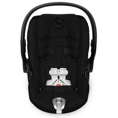 Cybex COYA Compact Stroller + Cloud Q SensorSafe Travel System Bundle - Matte Black / Peach Pink / S