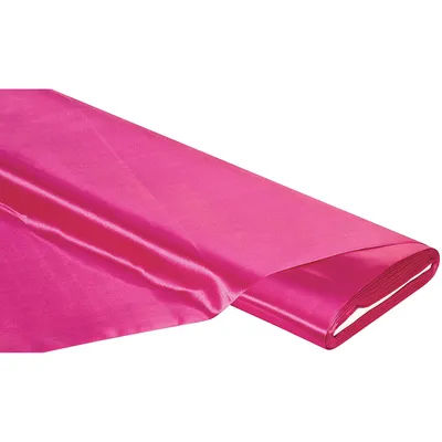 Tissu satin uni "Gala", rose vif