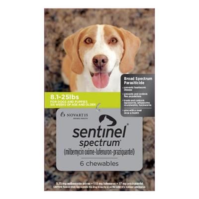 Sentinel Spectrum For Small Dogs (8 To 25lbs) Green 3 Chews
