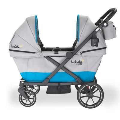 Larktale Caravan Coupe (2 Seater) Stroller Wagon - Gray/Green