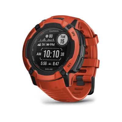 Garmin Instinct 2X Solar Watch Flame Red 010-02805-11