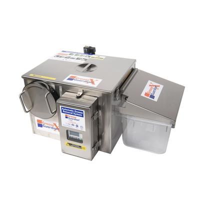 Grease Guardian CG4 110V Automatic Grease Trap w/ 4 GPM Capacity, Stainless Steel, Size 10