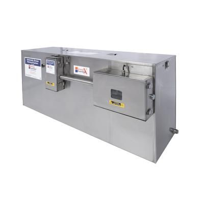 Grease Guardian GGX125AST Automatic Grease Trap w/ 125 GPM Capacity, Stainless Steel, Size 250, 110 V