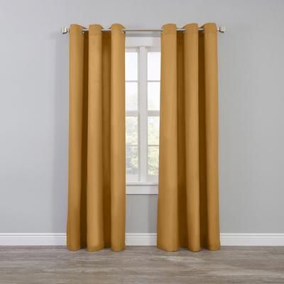 Wide Width BH Studio Microfiber Grommet Panel by BH Studio in Latte (Size 50" W 96" L)