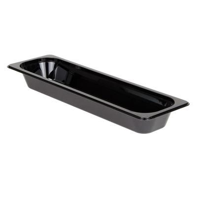 Cambro 22LPCW110 2 1/2"D Half Size Long Food Pan, Black