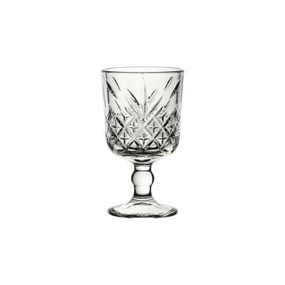 Steelite P51718 2 oz Pasabahce Timeless Vintage Stemmed Shot Glass, Clear