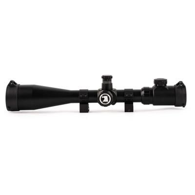 Osprey Global 6-24x50mm Illuminated Tactical Rifle Scope 30mm Tube MilDot Reticle Black TA6-24x50MDG