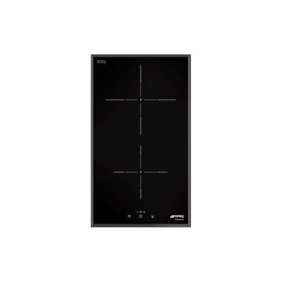 Smeg Universal SI5322B Piano cottura Nero Da incasso 30 cm a induzione 2 Fornello(i)