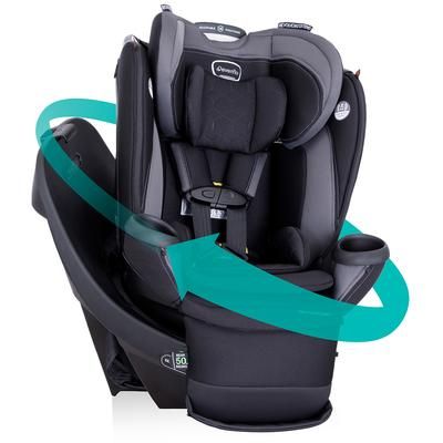 Evenflo Revolve360 Extend Rotational All-in-one Convertible Car Seat With Quick Clean Cover - Revere
