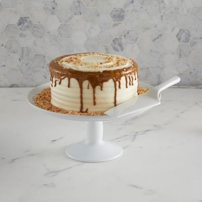 Martha Stewart Cake Stand With Server by Martha Stewart in White