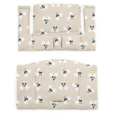 Stokke Tripp Trapp High Chair and Cushion with Stokke Tray - Black / Mickey Signature