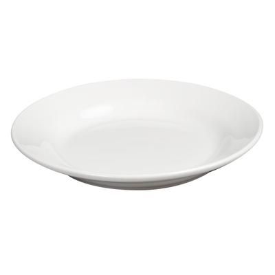 Libbey 999023 134 8 1/4" Round Constellation Plate - Porcelain, Lunar White