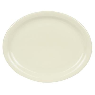 Libbey NR-13 11 1/2" Platter w/ Narrow Rim, Cream White, Kingsmen White, 1 Dozen