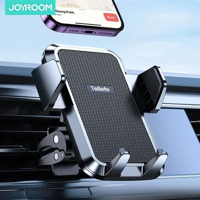 Joyroom Upgraded Car Phone Holder Military-Grade Protection Big Phone And Thick Cases Friendly Hands