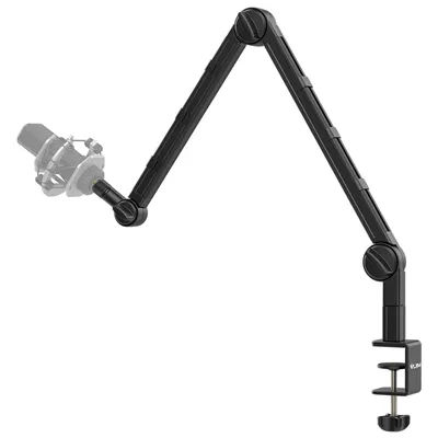 VIJIM LS25 C-clamp Flexible Desktop Light Stand Microphone Holder Live Boom Arm With 1/4"3/8"5/48"