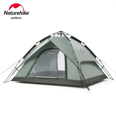 Naturehike – tente de Camping pour 3-4 personnes ultralégère étanche automatique Portable