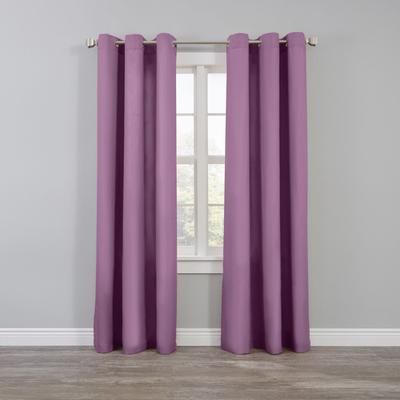 Wide Width BH Studio Microfiber Grommet Panel by BH Studio in Dusty Lavender (Size 50" W 108"L)