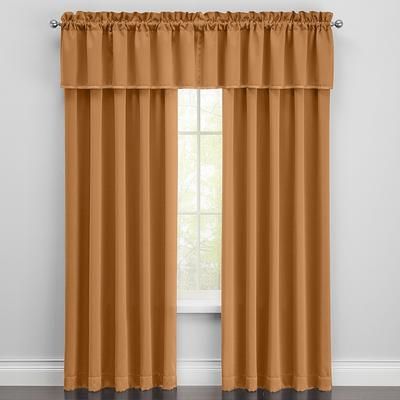 Wide Width BH Studio Room-Darkening Rod-Pocket Panel by BH Studio in Caramel (Size 54" W 108"L) Window Curtain