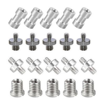 CAMVATE 1/4"-20 to 3/8"-16 & 1/4"-20 to 1/4"-20 Assorted Screw Set (20-Pack) C2475