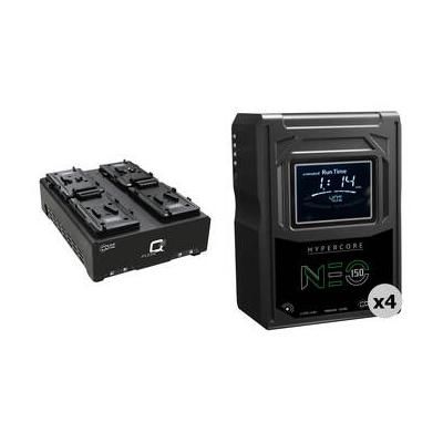 Core SWX HyperCore NEO 150 Mini 4-Battery Kit with Fleet Q Charger (V-Mount) NEO-150S