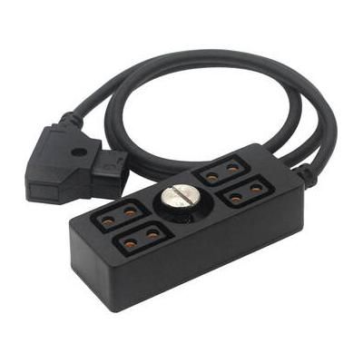 DigitalFoto Solution Limited 1-to-4 D-Tap Splitter with 1/4"-20 Screw (Straight, 23.6") AR56S