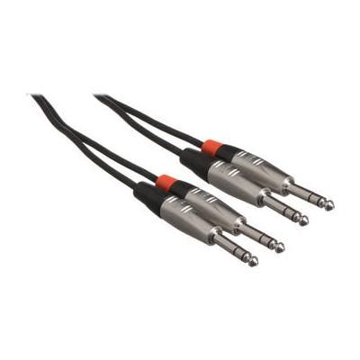 Hosa Technology Pro Dual 1/4" TRS Male to Dual 1/4" TRS Male Stereo Audio Cable (10') HSS-010X2