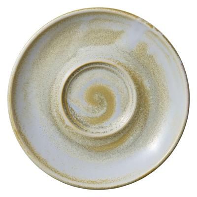 Libbey 801693441000100 6 1/8" Round Perfect Match Saucer - Porcelain, Breeze, Blue