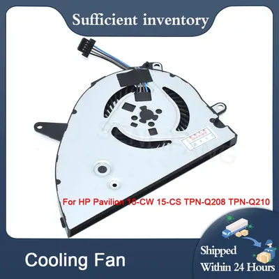 New For HP Pavilion 15-CW 15-CS TPN-Q208 TPN-Q210 20N28 L25584-001 4 Wires Laptop CPU Cooling Fan Integrated Graphics