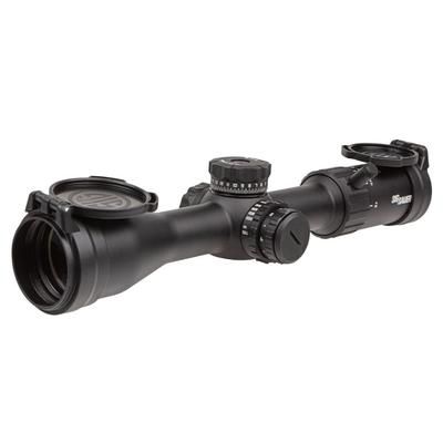 SIG SAUER Whiskey4 3-12x44mm Rifle Scope Second Focal Plane Hellfire Illum BDC Black 3-12x44 SOW43002