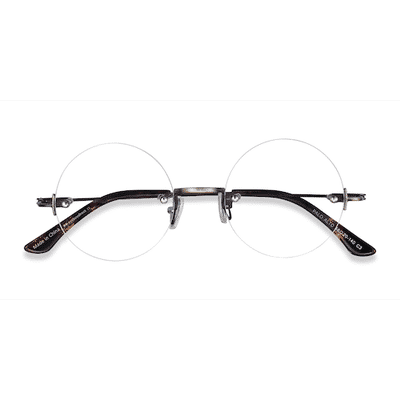 Unisex s round Bronze Metal Prescription eyeglasses - Eyebuydirect s Palo Alto