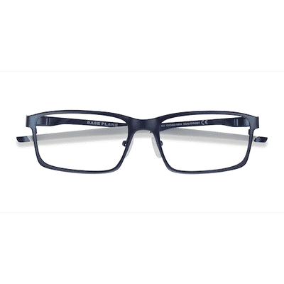 Male s rectangle Matte Midnight Metal Prescription eyeglasses - Eyebuydirect s Oakley Base Plane