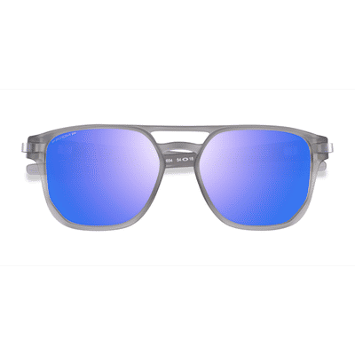 Male s aviator Matte Gray Ink Plastic Prescription sunglasses - Eyebuydirect s Oakley Latch Beta