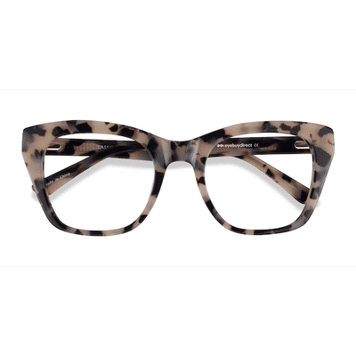 Female s horn Ivory Tortoise Acetate Prescription eyeglasses - Eyebuydirect s Cassie