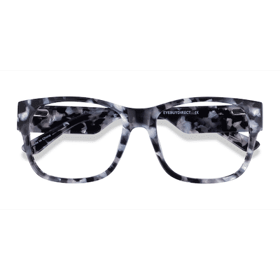 Female s square Gray Tortoise Acetate Prescription eyeglasses - Eyebuydirect s Gemma