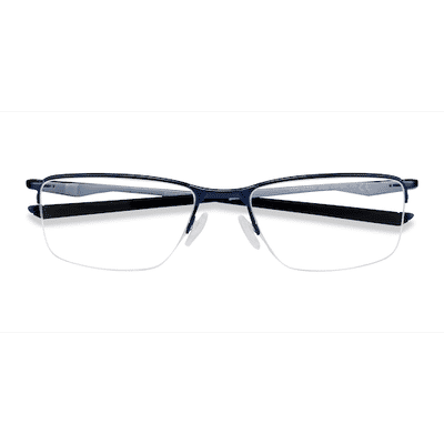 Male s rectangle Matte Midnight Metal Prescription eyeglasses - Eyebuydirect s Oakley Socket 5.5