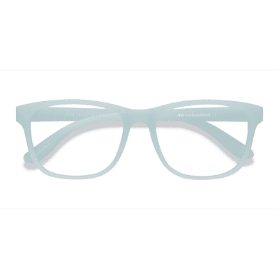 Unisex s rectangle Mint Plastic Prescription eyeglasses - Eyebuydirect s Milo