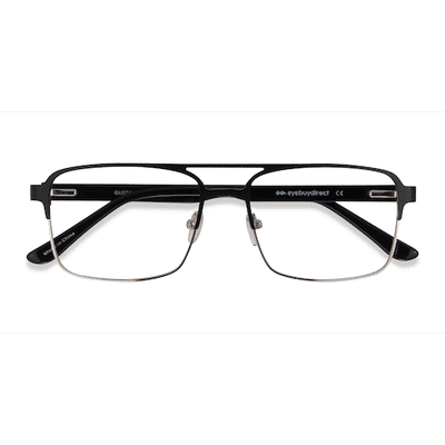 Male s aviator Black Gold Acetate,Metal Prescription eyeglasses - Eyebuydirect s Gustave