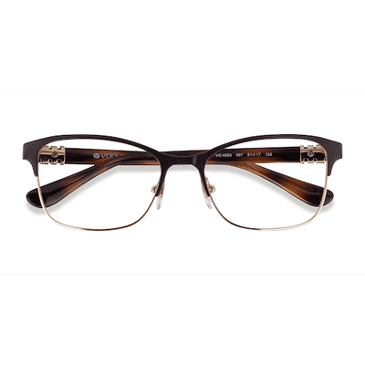 Female s horn Brown Gold Metal Prescription eyeglasses - Eyebuydirect s Vogue Eyewear VO4050