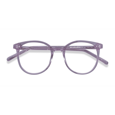 Female s round Purple Acetate Prescription eyeglasses - Eyebuydirect s Noun