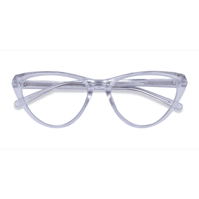 Female s horn Clear Acetate Prescription eyeglasses - Eyebuydirect s Maine