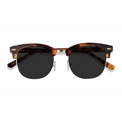 Unisex s browline Tortoise Acetate, Metal Prescription sunglasses - Eyebuydirect s Strata
