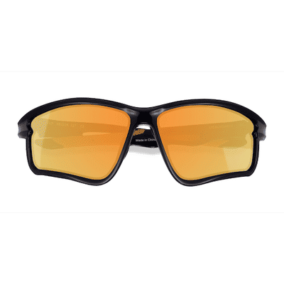 Male s rectangle Black Plastic Prescription sunglasses - Eyebuydirect s Flip
