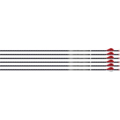 Easton 4mm FMJ 300 Arrows w/2in Blazer Vanes 6 Pack 32.5in 11.7 GPI .003in Straightness 930154